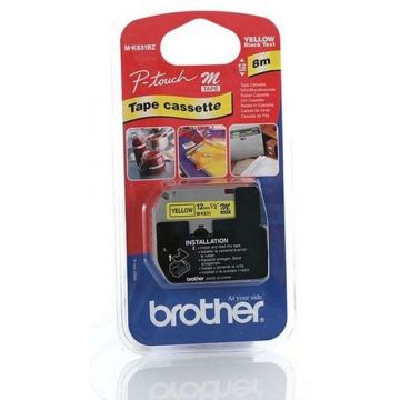 Brother MK631BZ - Zwart op geel