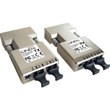 LINDY Fibre Optic DVI-D Extender. 500m