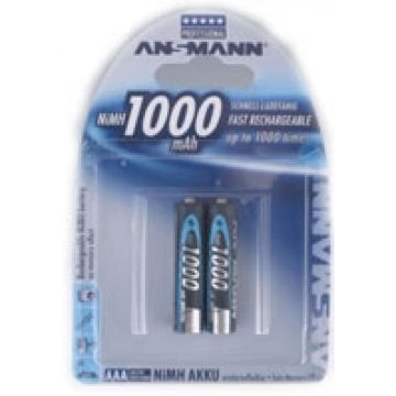 1x4 NiMH rech. battery 1000 Micro AAA 950 mAh