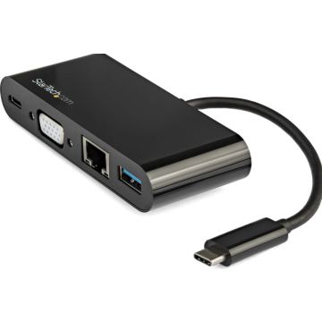 StarTech.com USB-C VGA multiport adapter - Power Delivery (60W)