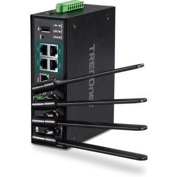 TRENDnet Industrial AC1200 Wireless Gigabit PoE+ Router