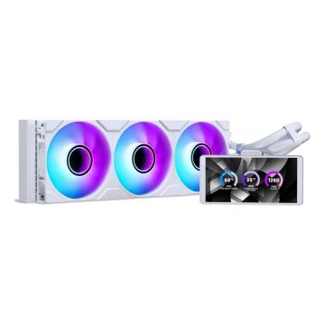 Phanteks Glacier One 360M25 LCD White - Waterkoeler
