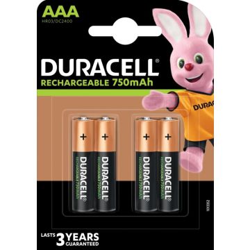 Duracell StayCharged - Batterij 4 x AAA