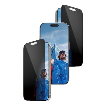 PanzerGlass Ultra Wide Fit FastFit in-a-box Privacy Screenprotector voor de Apple iPhone 17 Pro  