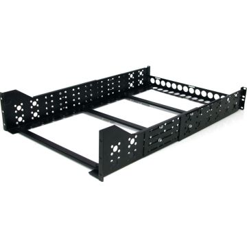 StarTech.com 3U Vaste 19" universele serverrack rails met verstelbare diepte - Rekrail