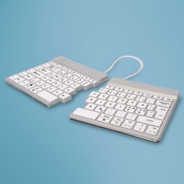 ErgonomicKB Split QWERTY(PT) Bluet white