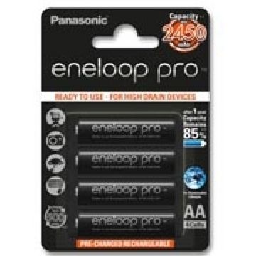 eneloop Panasonic Pro accu BK-3HCDE/4BE AA 2500mAh 4St.