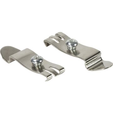 ZUB Logilink DIN-Rail mounting brackets 2pcs., stainless steel
