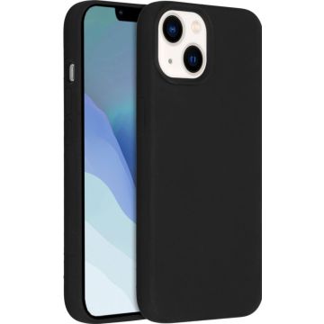 Accezz Liquid Silicone Backcover iPhone 14 - Zwart
