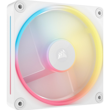 Corsair iCUE LINK LX120-R RGB 120mm PWM Reverse Fan Expension White - Ventilator