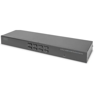 DIGITUS KVM-Switch, 8-Port, Single-Display, 4K, HDMI