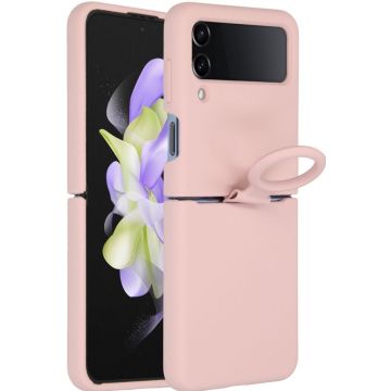 Accezz Liquid Silicone Backcover Samsung Galaxy Z Flip 4 - Roze