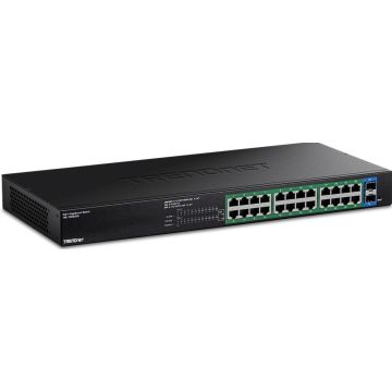 TRENDnet 26-Port Gigabit EdgeSmart PoE+ Switch