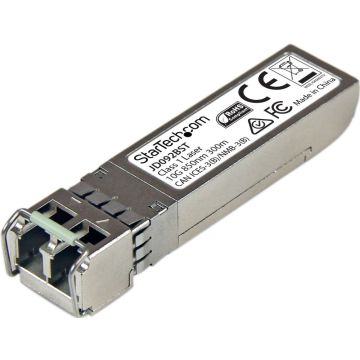 StarTech.com HPE JD092B Compatible SFP+ Module, 10GBASE-SR, 10GbE Multi Mode (MMF) Fiber Optic Transceiver, 10GE Gigabit Ethernet SFP+, LC Connector, 300m, 850nm, DDM, HPE 5120, 55005810 - Lifetime Warranty (JD092B-ST)
