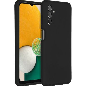 Accezz Liquid Silicone Backcover Samsung Galaxy A13 (5G) / A04s - Zwart
