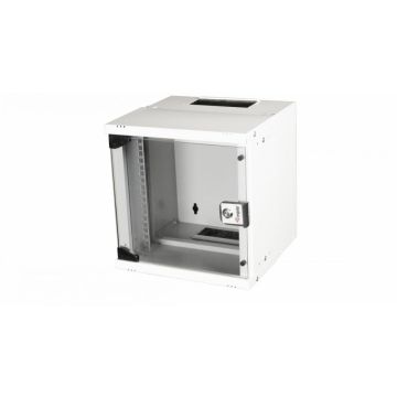 Equip Serverbehuizing 10" 09U 300mmx300mm, RAL9005 zwart (pallet zending)