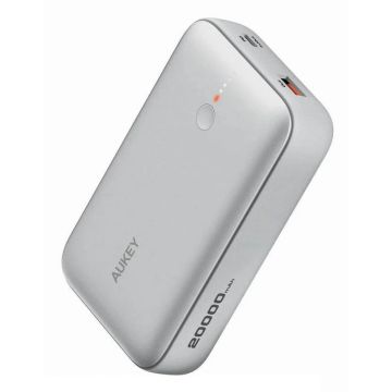 Aukey Powerbank Spark Mini 20000mAh 20W USB-C/USB-A weiß