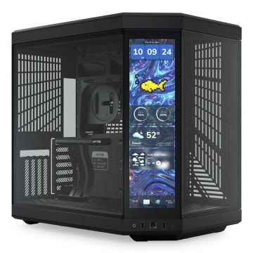 HYTE Y70 Touch Infinite Pitch Black - Behuizing Mid-Tower