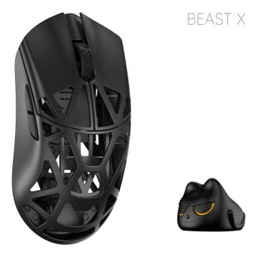 WLMouse Beast X Pro Solid Sides Black - Muis