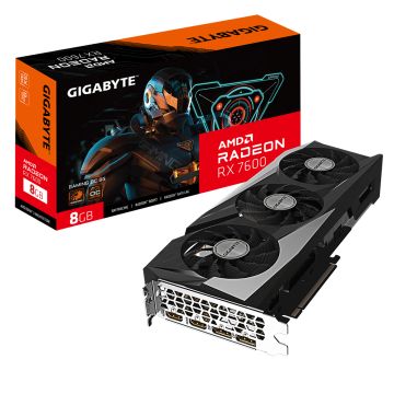 GIGABYTE GAMING Radeon RX 7600 OC - Videokaart