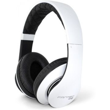 Fantec Koptelefoon SHP-3 aufliegend zwart/wit microfoon