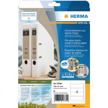 HERMA Etiketten Silphie A4 20 Pag. 97x42.3