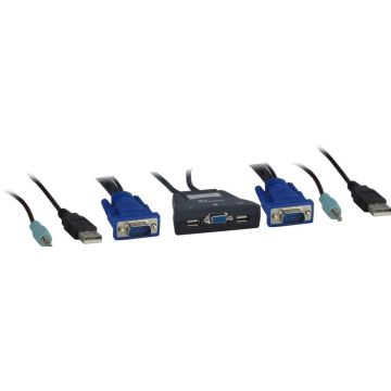 Inter-Tech KVM Kabel-Switch KVM-LS-21JA