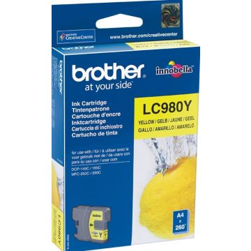 Brother LC980Y - Geel