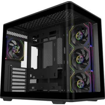 Cooler Master Elite 600 4x ARGB fans Black - Behuizing