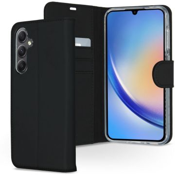 Accezz Wallet Softcase Bookcase Samsung Galaxy A35 - Zwart