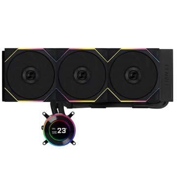 Lian Li Hydroshift II LCD-C 360TL Black - Waterkoeler