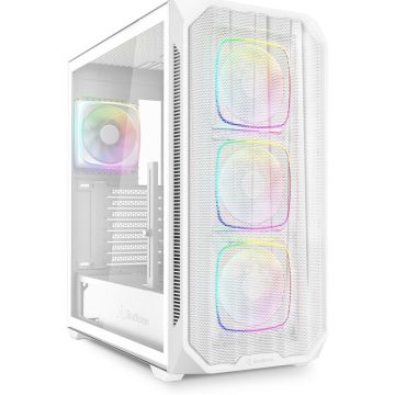 Sharkoon Behuizing AK5M RGB ATX 1xMetall weiß