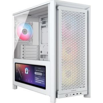 Corsair FRAME 4000D LCD RS White - Behuizing