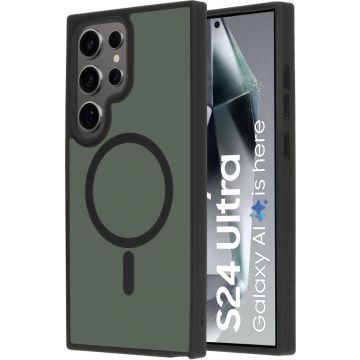 Hardcover met Corner Protection en geschikt voor MagSafe voordelen: + Transparante frosted afwerking: frisse uitstraling en tijdloos ontwerp + MagSafe geschikt: de ingebouwde magneet is geschikt voor alle Apple MagSafe accessoires en laders! + Impact prot