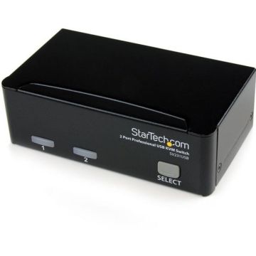 StarTech.com 2-poort Professionele USB KVM-Switch met Bekabeling - KVM-schakelaar