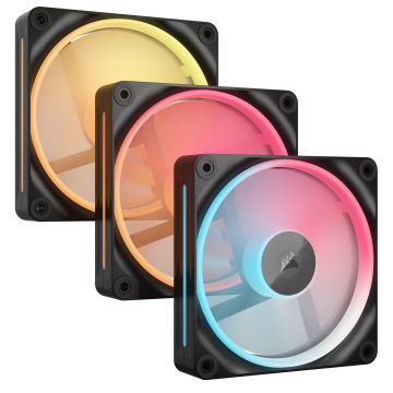 Corsair iCUE LINK LX120-R RGB 120mm PWM Reverse Fans Starter Kit - Ventilator