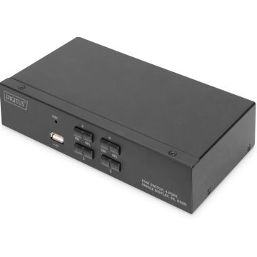 DIGITUS DS-12880 - KVM  audio  USB switch
