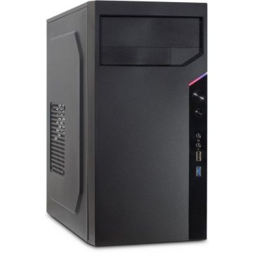 Inter-Tech Behuizing IT-6505 Reto,Micro-ATX,2 USB-Frontanschl.,sch retail