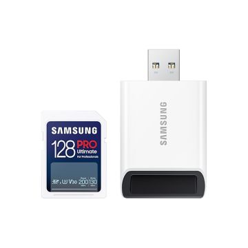 Samsung PRO Ultimate 128GB Incl. USB-kaartlezer - Flashgeheugenkaart