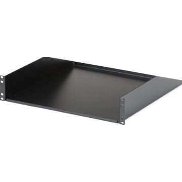 StarTech.com 2U Vrijdragende Plank Rack montage - Robuuste Vaste Plank Serverrack Serverkast