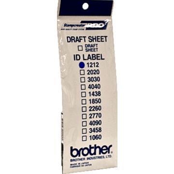 Brother ID1212 - 12 x 12 mm 12 etiket(ten) stempel ID-etiketten