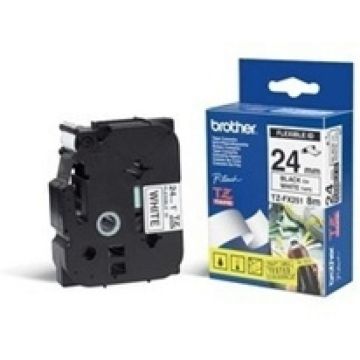 Brother TZe-FX651 - Zwart op geel