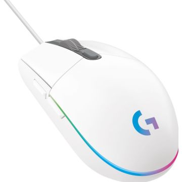 Logitech Gaming Mouse G203 LIGHTSYNC Wit - Muis