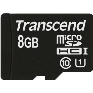 Transcend Premium - Flashgeheugenkaart (Adapter voor microSDHC naar SD inbegrepen)