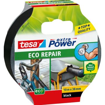 tesa extra Power Eco Repair 10m 38mm zwart