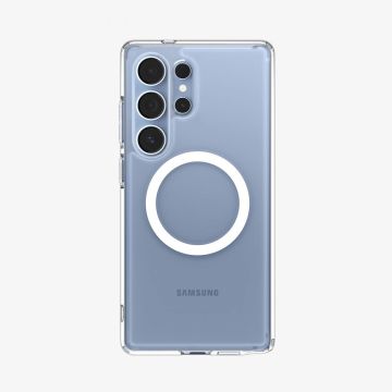 Spigen Gal S25 Ultra Ultr Hybr MF Clr Wh