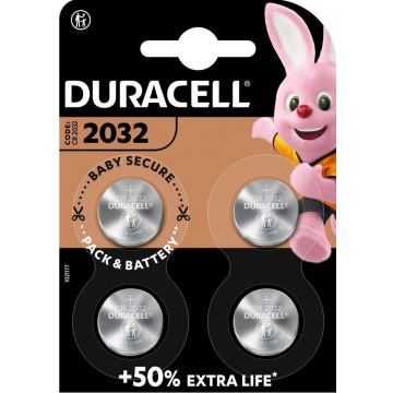 Duracell 2032 - Batterij 4 x CR2032