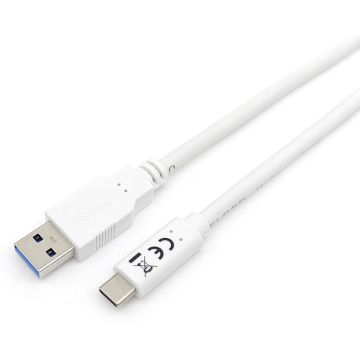 Equip USB Kabel 3.2 A -> C St/St 2.0m 3A weiß