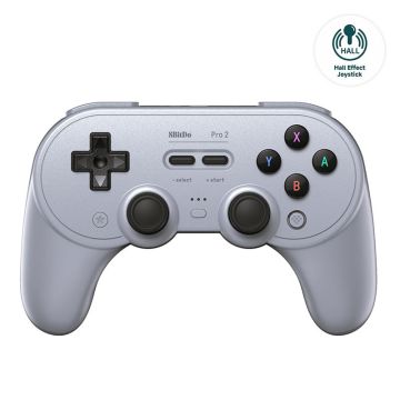 8Bitdo Pro 2 Wireless Grijs - Controller