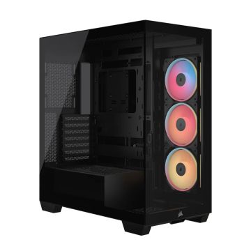 Corsair 3500X LX-R RGB iCUE LINK Black - Midtowermodel